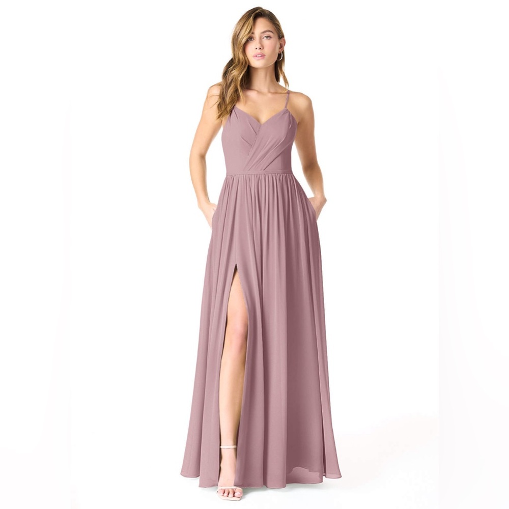FREE SHIP NWT Azazie Dusty Rose Cora Dress